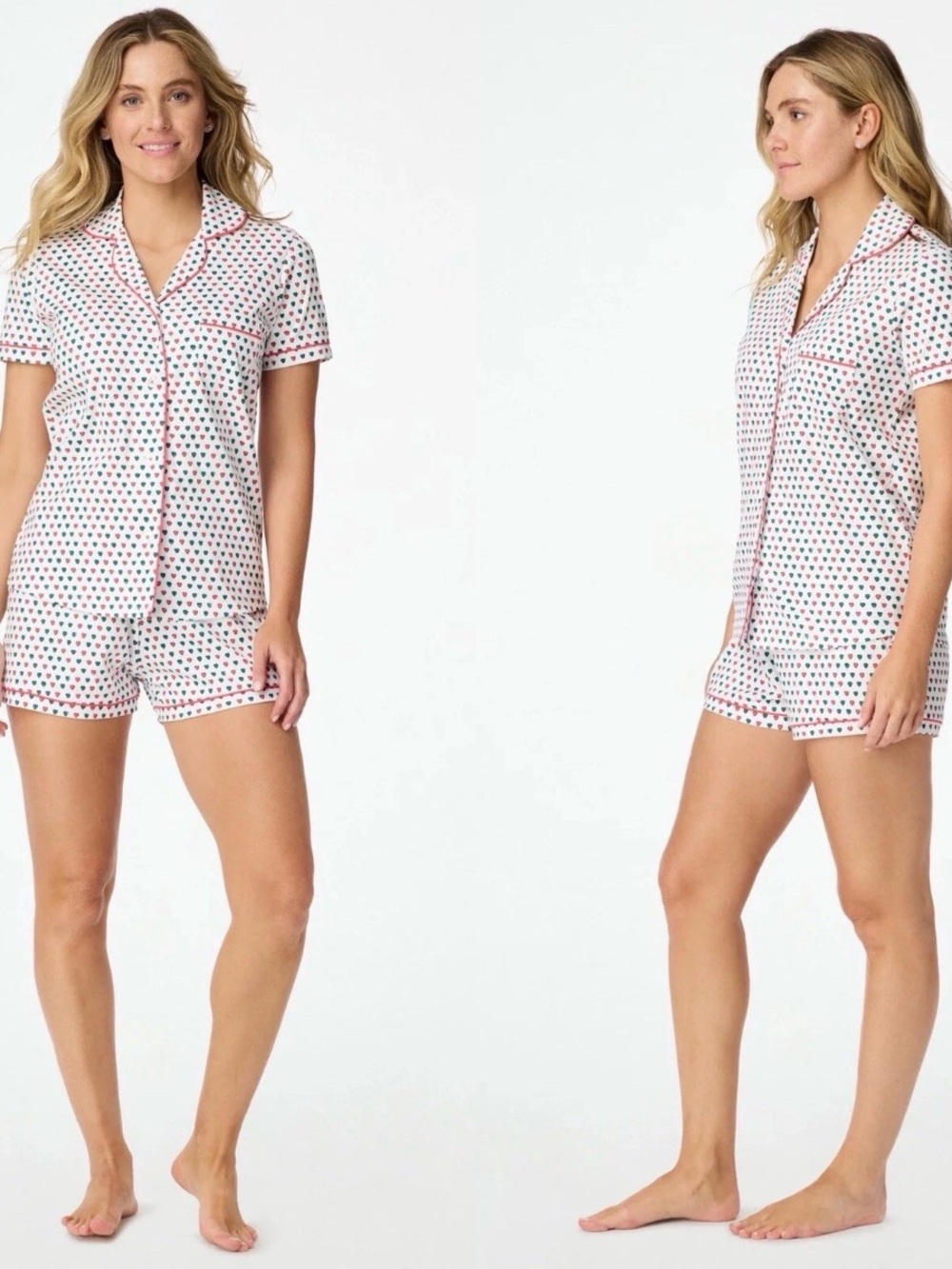 Roller Rabbit Holiday Hearts Limited Edition Pajama Set
